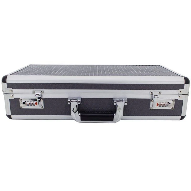 B026 Grey Large Flight Case with Combination Locks - Image 4