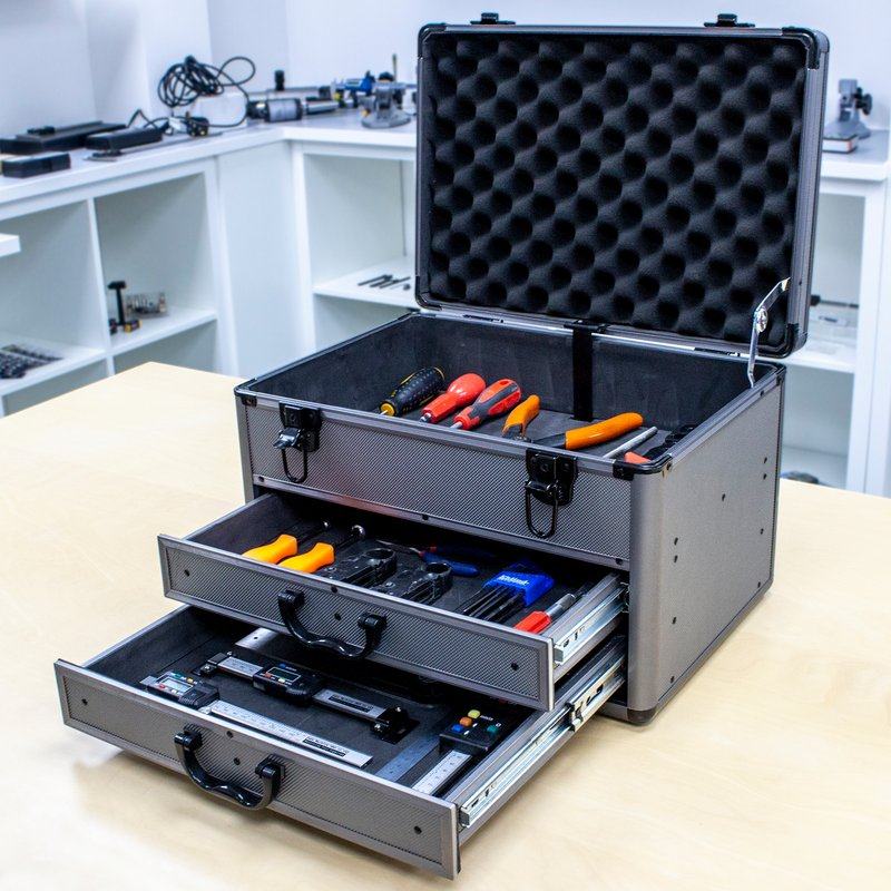D001 Heavy Duty Aluminium Storage Tool Box Carry Case - Image 12