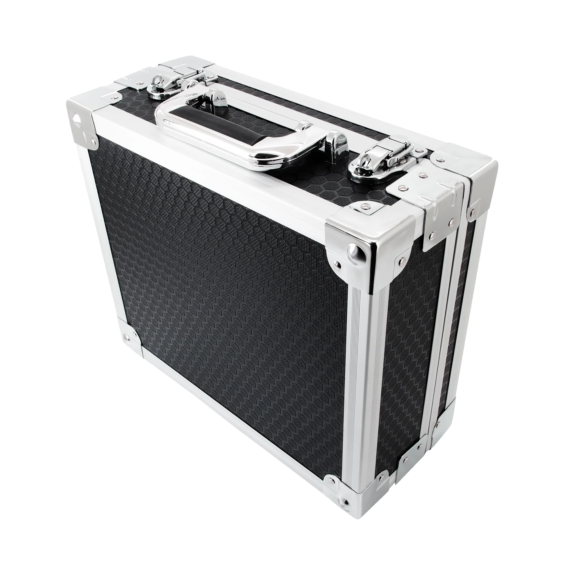 HD-230 Small Heavy Duty Black Aluminium Flight Case - Image 3
