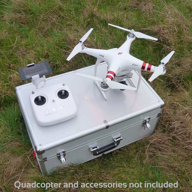QU-DJI3 Large Flight Case for the DJI Phantom 3 Quadcopter - Image 10