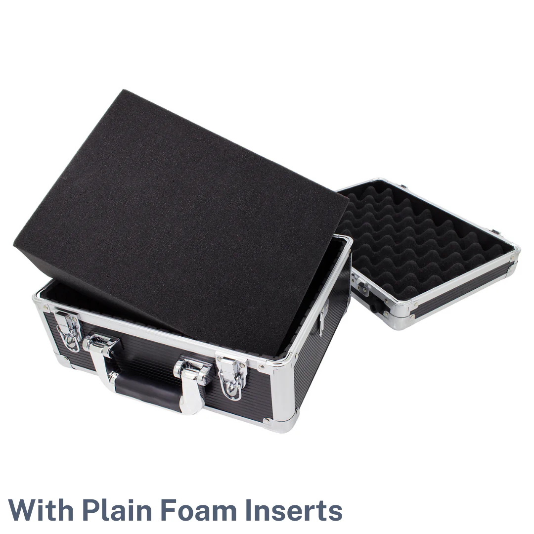 ROC 0201 Black and Silver Flight Case with Detachable Lid - Image 13