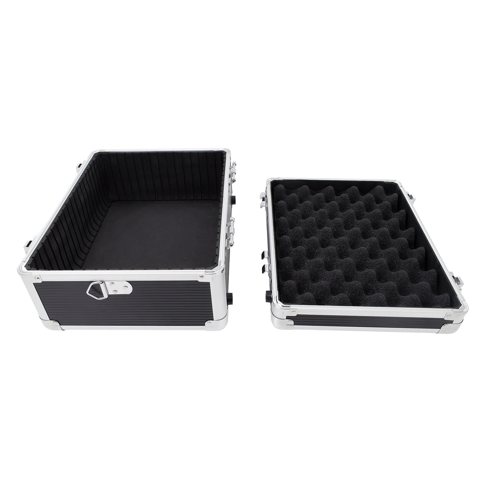 ROC 0201 Black and Silver Flight Case with Detachable Lid - Image 8