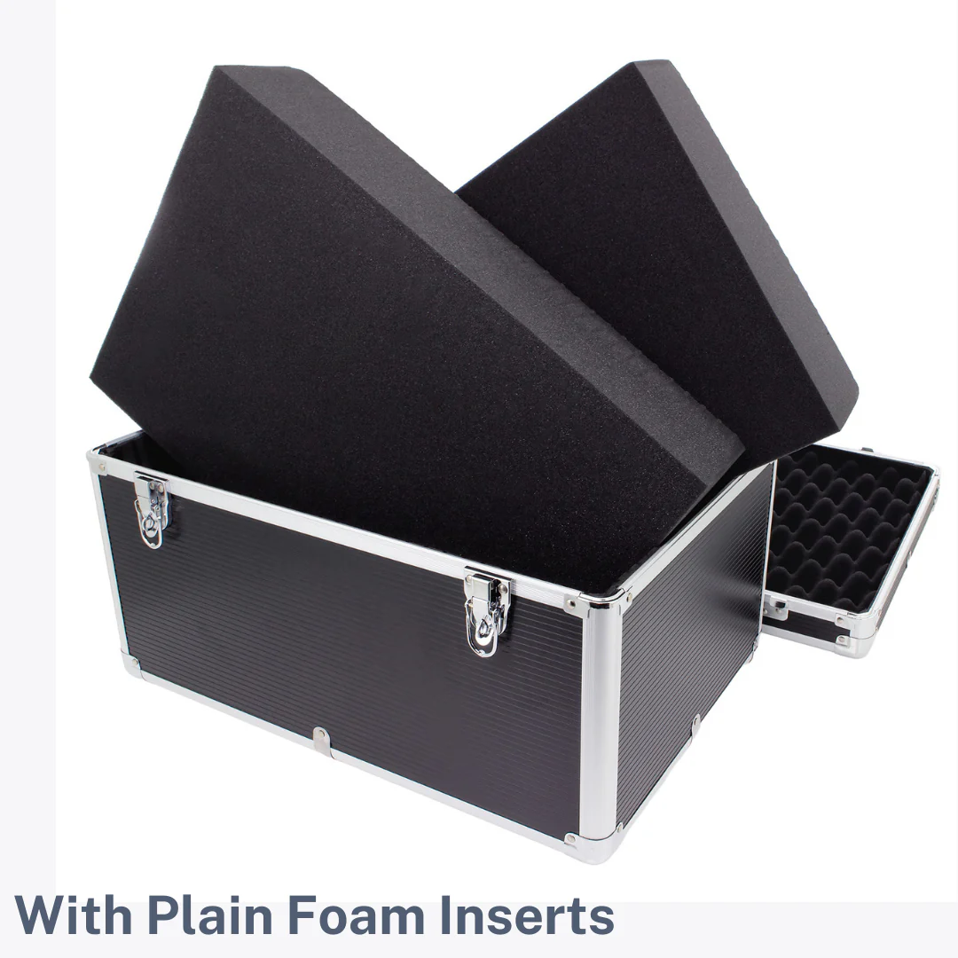 ROC 0305 Black and Silver Flight Case with Detachable Lid - Image 12