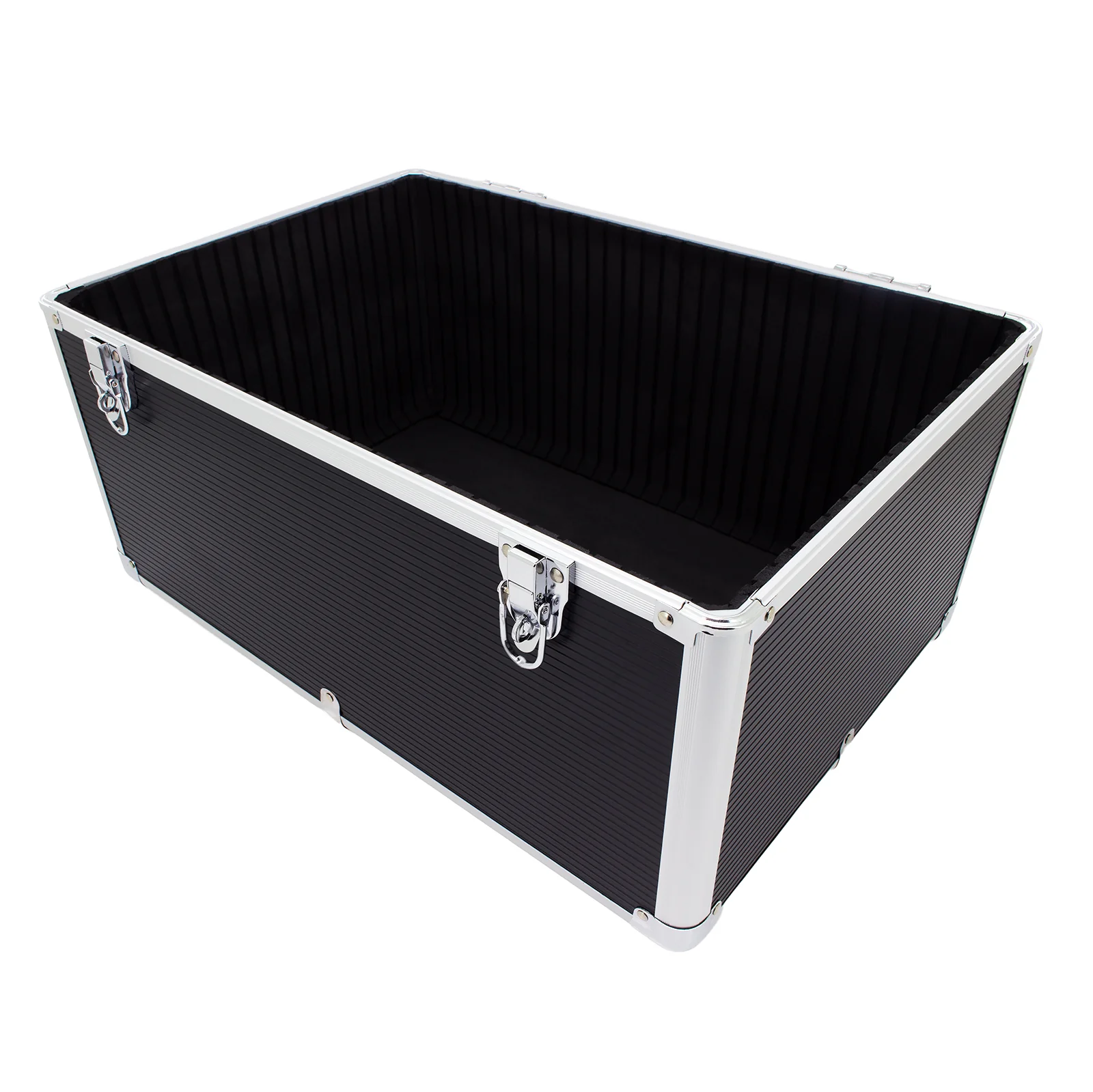 ROC 0305 Black and Silver Flight Case with Detachable Lid - Image 7