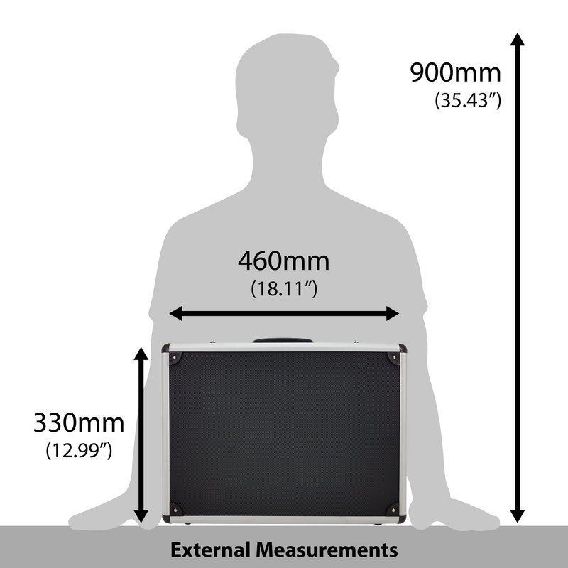 ROC A501 Large Flight Case with Cubed Foam & Strap - Image 7