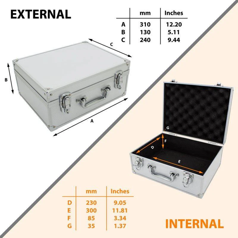 ROC A009 Small Flight Case with Solid Foam - Image 5