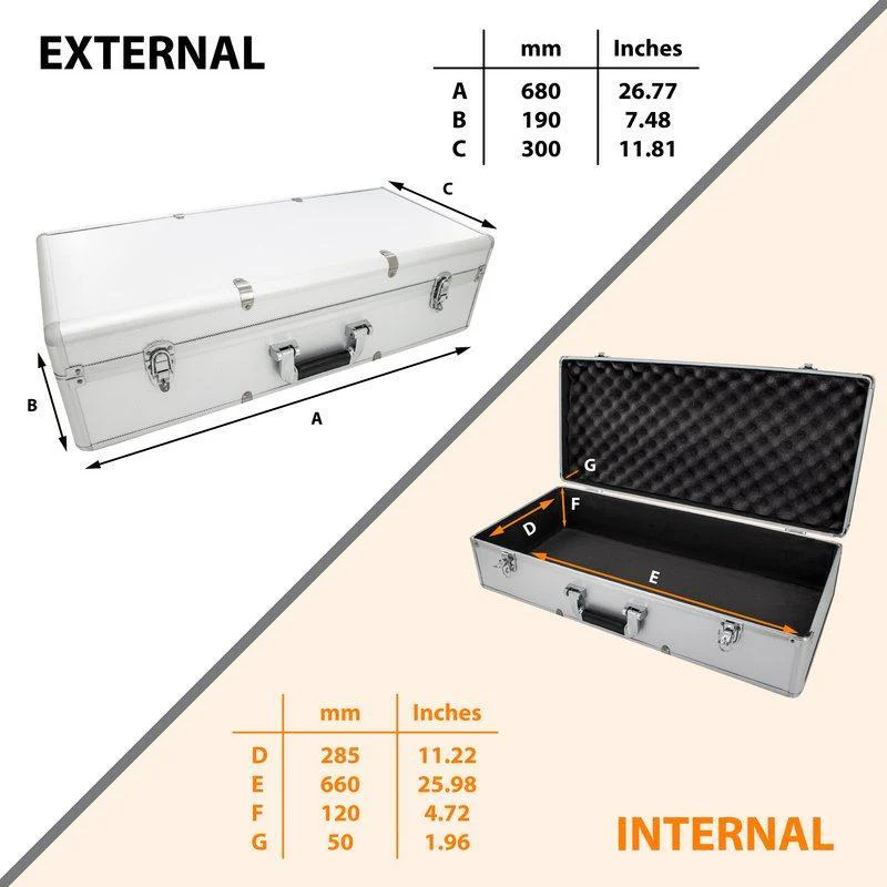 ROC C402 Large Flight Case with Solid Foam - Image 6