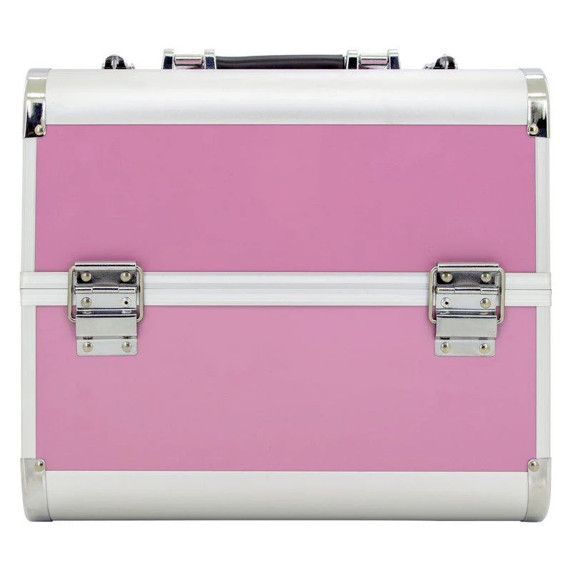 ROC Pink Small Flight Case with Fold Out Trays - Image 3