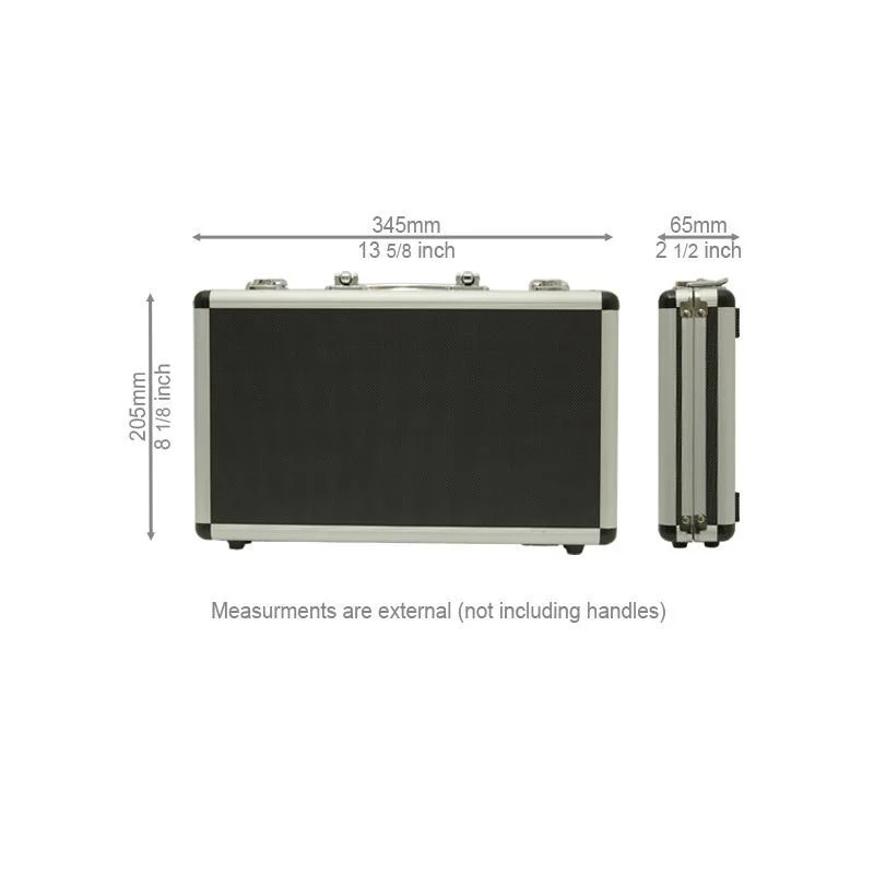 ROC Small Black Flight Case with Cubed Foam - Image 5